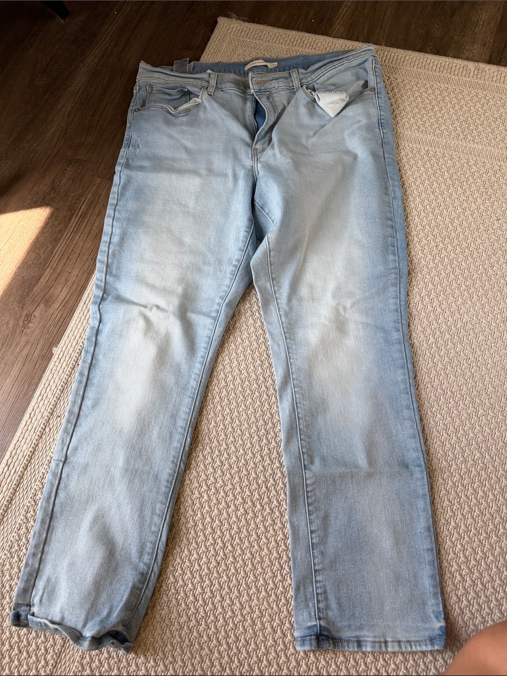 Levi's Light Blue Straight Leg Women's Jeans
